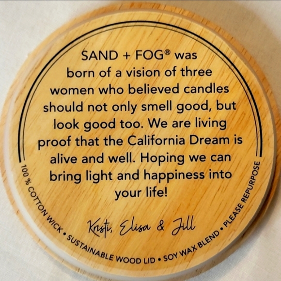 NEW Sand & Fog 'Be Your Own Kind of Beautiful' Honeysuckle Soy Candle - Picture 9 of 16